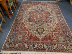 A machined Persian carpet,