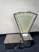 A set of 20th century Rex stainless steel grocer's scales