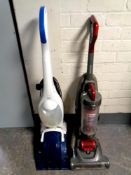 An Easy Home carpet washer together with a Beldray upright vacuum