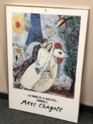 Continental museum poster, Marc Chagall,