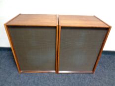 A pair of 20th century Bang and Olufsen Type K rosewood cased speakers,