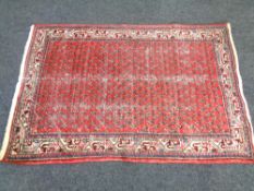 A Bidjar rug, Iranian Kurdistan,