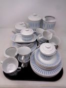 A tray containing 44 pieces of German tea china