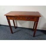 A contemporary Ancient Mariner two drawer console table