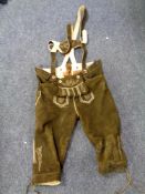 A pair of lederhosen