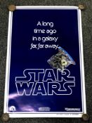 Official Star Wars Teaser advance US One sheet reissue poster 27x41,