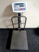 A set of electric digital grain scales