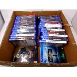 A box containing 34 Play Station 4 games to include Bioshock and Nioh 2 special editions