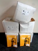 Five boxes containing Rhino music pads (new)