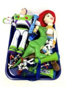 Toy Story vintage 1990's figures to include Buzz Lightyear, Jessie,