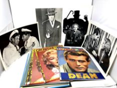 A large collection of vintage cinema cards, Clark Gable, Cary Grant, Spencer Tracy - 17x11 inches,
