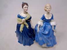 Two Royal Doulton figures;