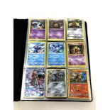 A folder of Pokemon cards, as illustrated.