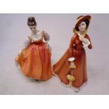 Two Royal Doulton figures;