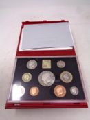 Royal Mint 1999 deluxe proof coin set in case and box