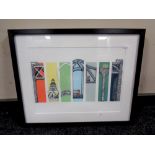 A signed Ben Holland print - Seven ways to cross the Tyne,