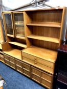 A twentieth century Nathan teak high backed sideboard