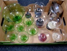 A box of 1970's glass,