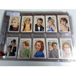 Quantity of Ogdens Gallagher John Player cigarette cards, Stars of stage and screen,