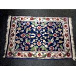 A small eastern rug,