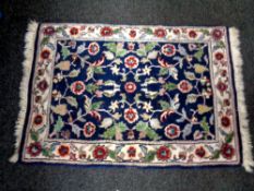 A small eastern rug,