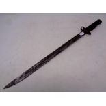 A WWI bayonet