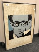 After Alan Gordon : Woody Allen, colour print, 43/110 limited edition, signed in pencil,