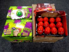 48 Incredibles mini eraser eggs together with two boxes of Jokes and Gaggs (new stock)