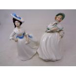 Two Royal Doulton figures;