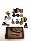 A WWI MM trio comprising Military Medal,