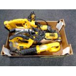 A box of five Dewalt power tools (Af)