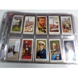 Quantity of John player park drive and wills cigarette cards, Naval craft, footballers,