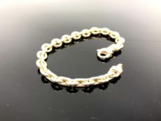 A 9ct gold fancy link bracelet, 11.5g.