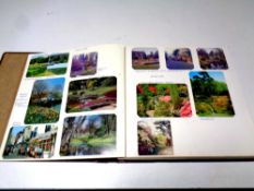 An album containing a large quantity of 20th century colour postcards, wildlife, tourist, Wiltshire,