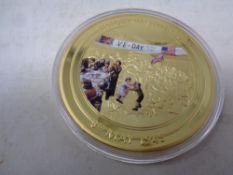 A 70th Anniversary of World War II VE day coin