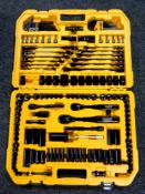 A cased Dewalt tool kit