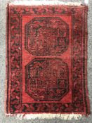 A small Bokhara rug, Afghanistan,