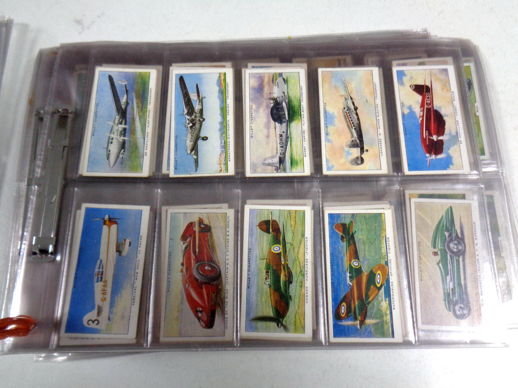 Quantity of John player and Wills cigarette cards, speed, - Image 2 of 3