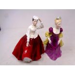 Two Royal Doulton figures;