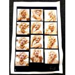 Photographer Bert Stern (1929-2013) - Marilyn Monroe in the last sittings, Marilyn contact sheet.