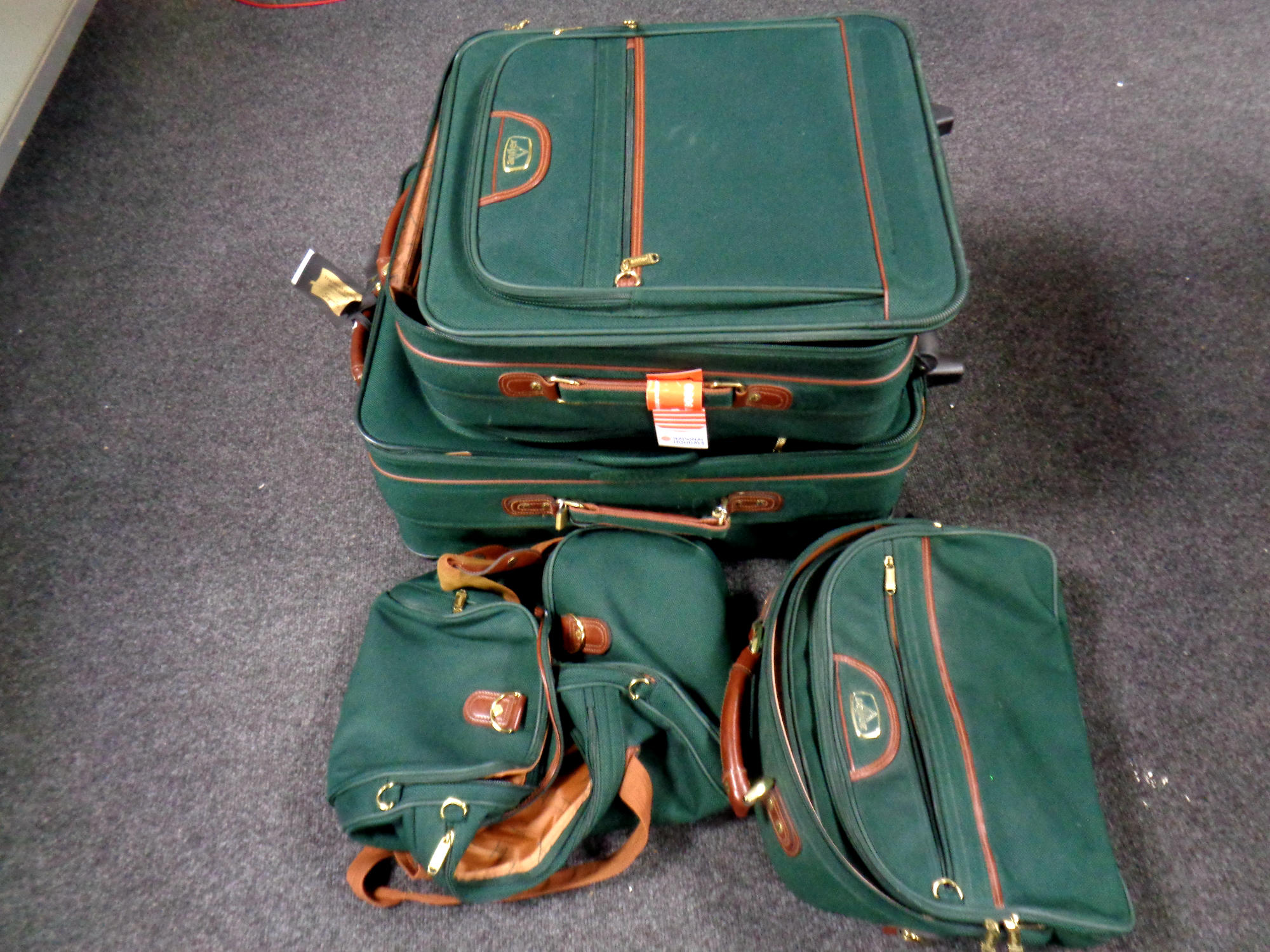 A four piece Antler luggage set