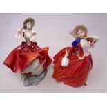 Two Royal Doulton figures;