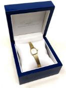 A lady's gold plated Rotary quartz wristwatch,