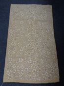 A Kashmir chain stitch rug,