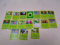 Pokemon Green cards to include energy and trainer card.