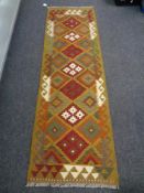 A Maimana kilim runner,