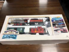 A boxed railway locomotive train set - The Coal Creek Express, Great Railroad Empire,