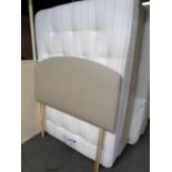 A 4'6 storage divan set with Perfecta Back Care firm mattress