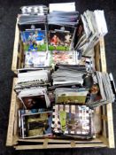 Two crates containing a large quantity of late 20th and 21st century Newcastle United Match Day