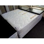 A pair of SKS Sapphire Orthopedic 3' divan sets (zipped together to make 6' bed)